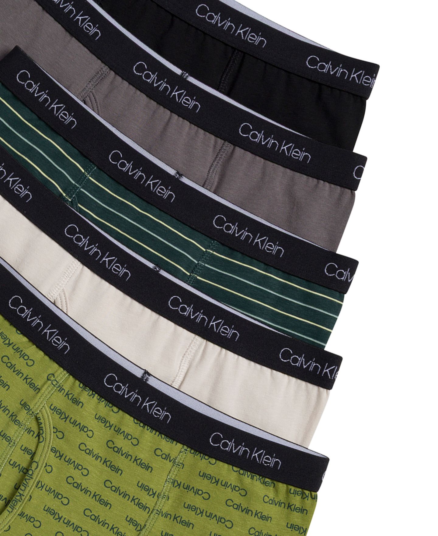 Трусы-боксеры для детей, стрейч, 5 шт. — Calvin Klein, цвет: Assorted/Ck Erin — фото 3