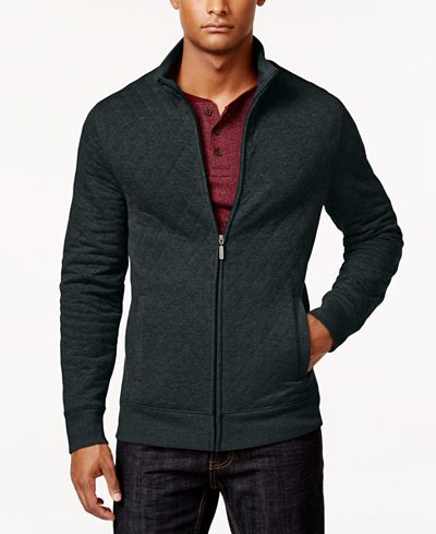 Club Room Men's Zipper Jacket, Only at Macy's