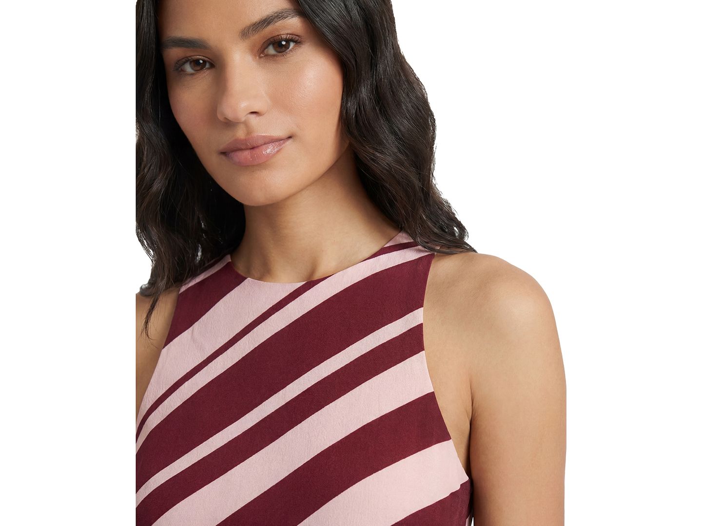 Женское платье Donna Morgan Printed Sleeveless Midi, цвет: Кремовый / Коричневый — фото 3