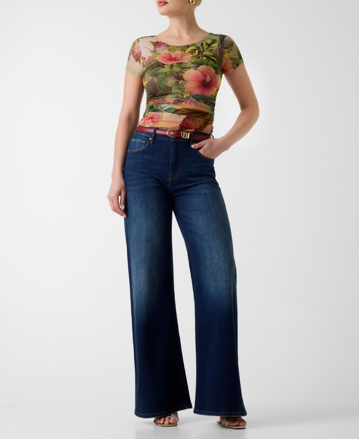 Women's Hani Short-Sleeve Cut-Out Top