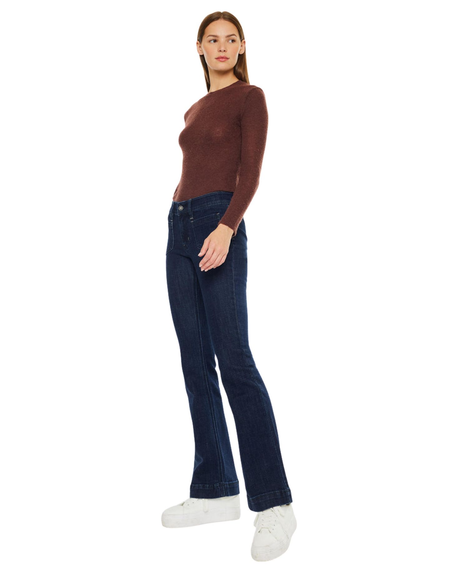 Women's Star Mid Rise Bootcut Jeans