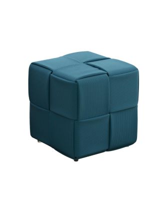 Square Corduroy Ottoman Foot Rest