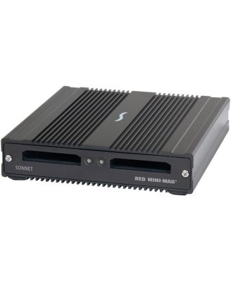 SF3 Series Professional Dual-Slot RED MINI-MAG Pro Thunderbolt 3 Card Reader