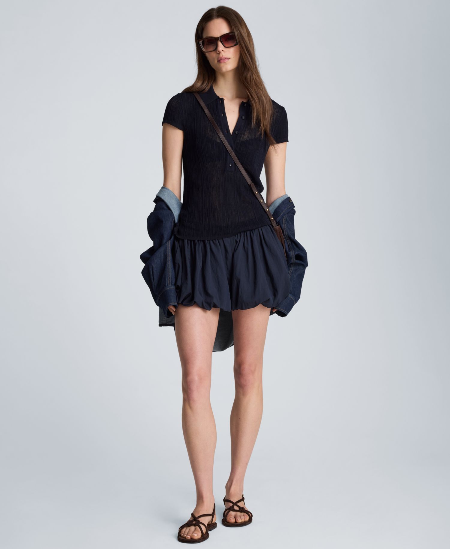 Women's Mid-Rise Balloon Shorts