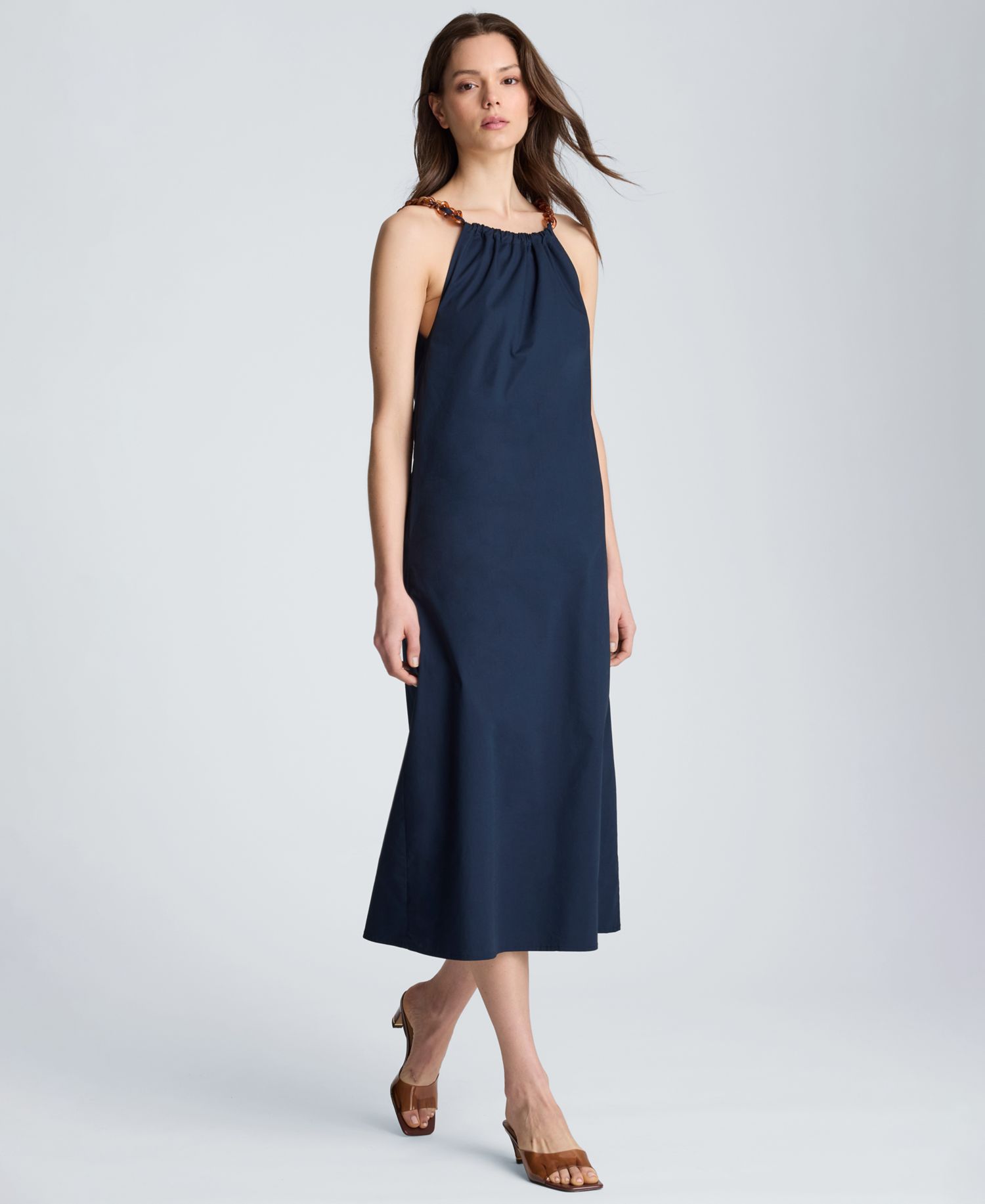 Women's Halter Neck Midi Dress