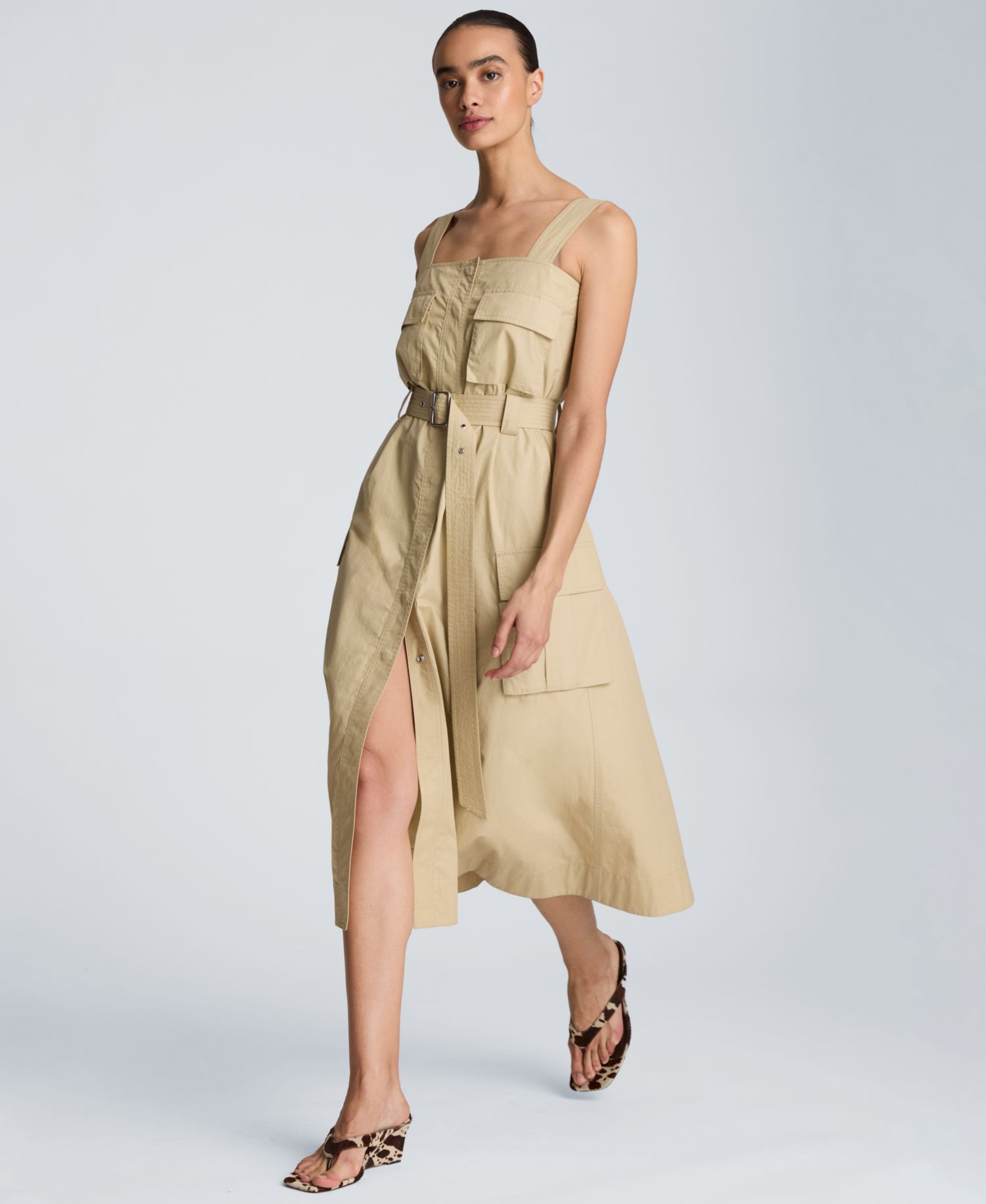 Women's Cargo Midi Dress