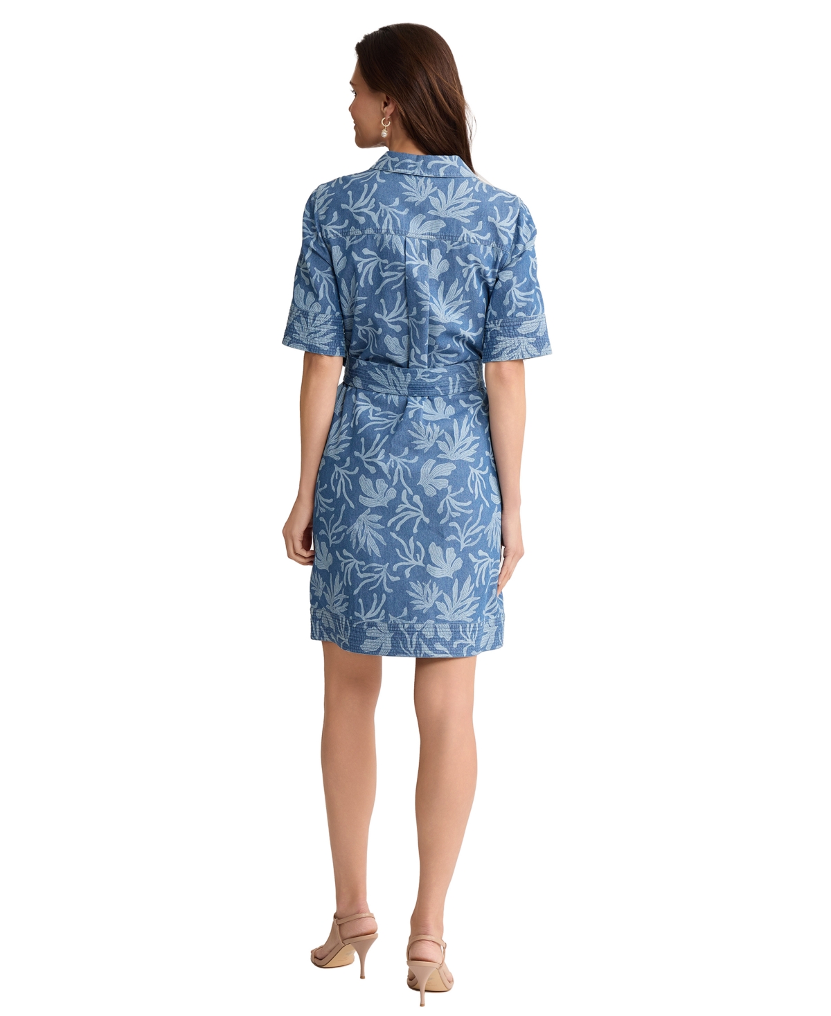Jones New York Petite Short-Sleeve Shirt Dress