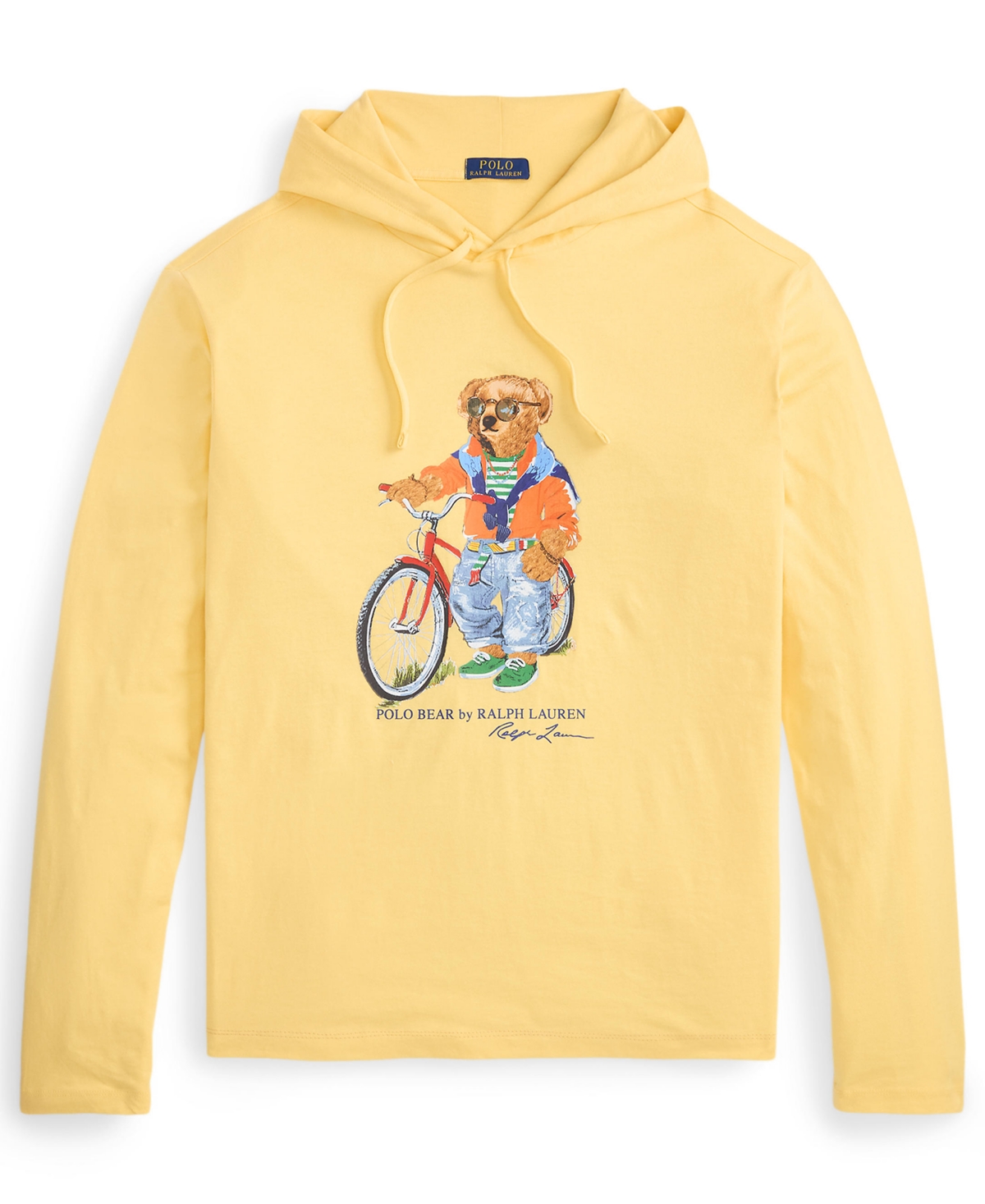 Polo Ralph Lauren Men's Big & Tall Bear Jersey Hooded T-Shirt