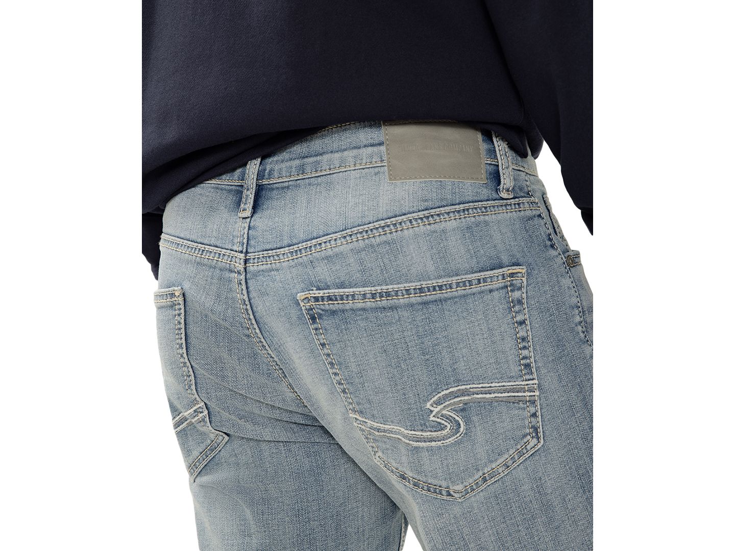 Мужские джинсы Silver Jeans Co. Cotton Regular-Fit, цвет: Bonfire — фото 5