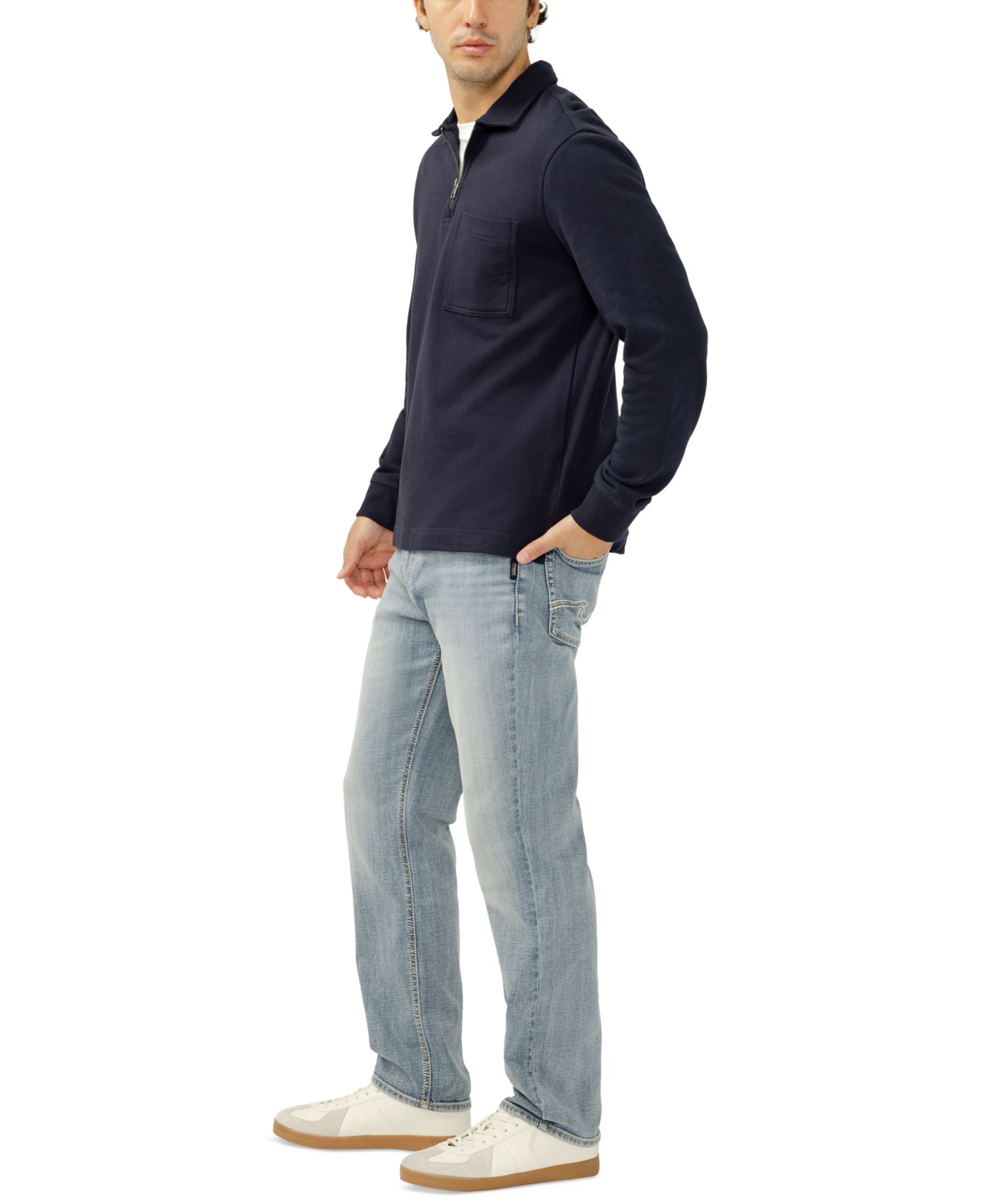 Men's Cotton Regular-Fit Jeans