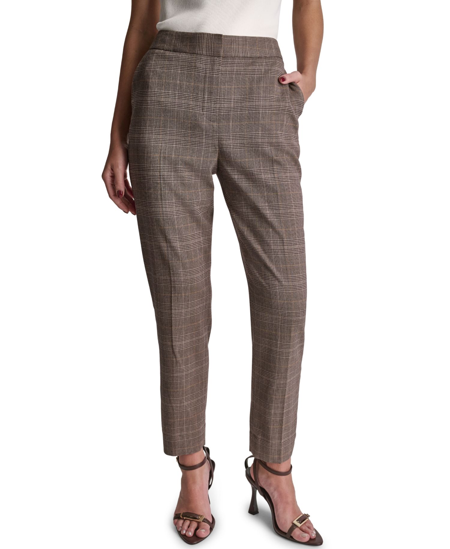 Women's High-Rise Slim-Leg Pants
