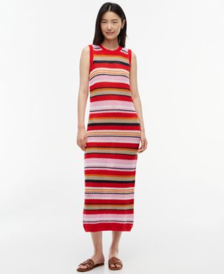 Women's Summer Crochet Sleeveless Midi Dress