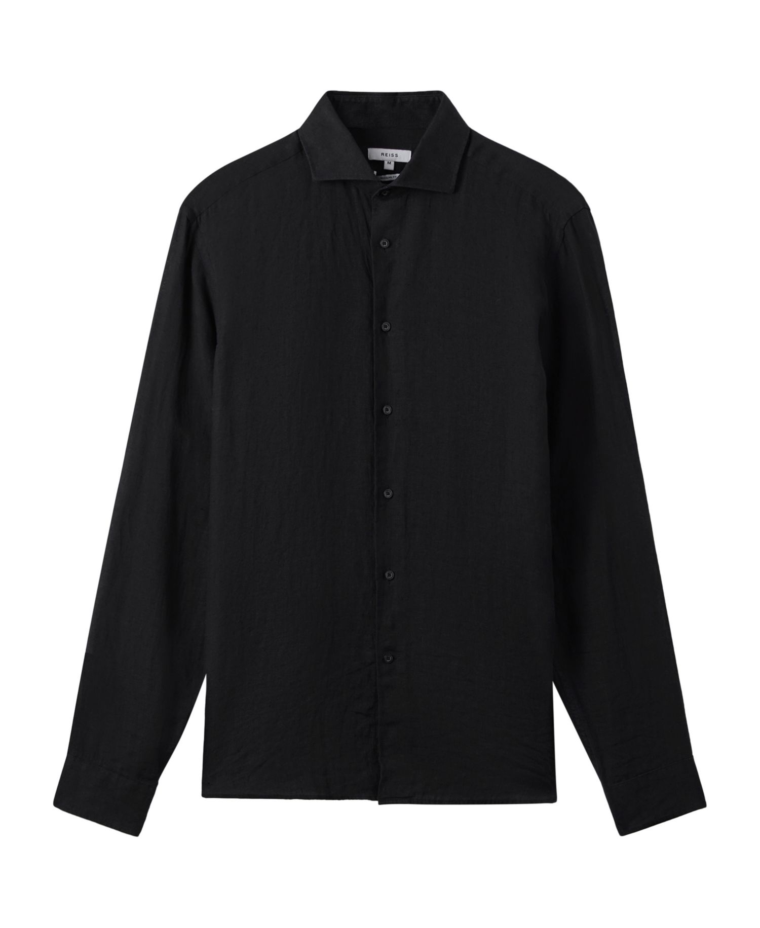 Men's Ruban Linen Cutaway Collar Regular Fit Shirt