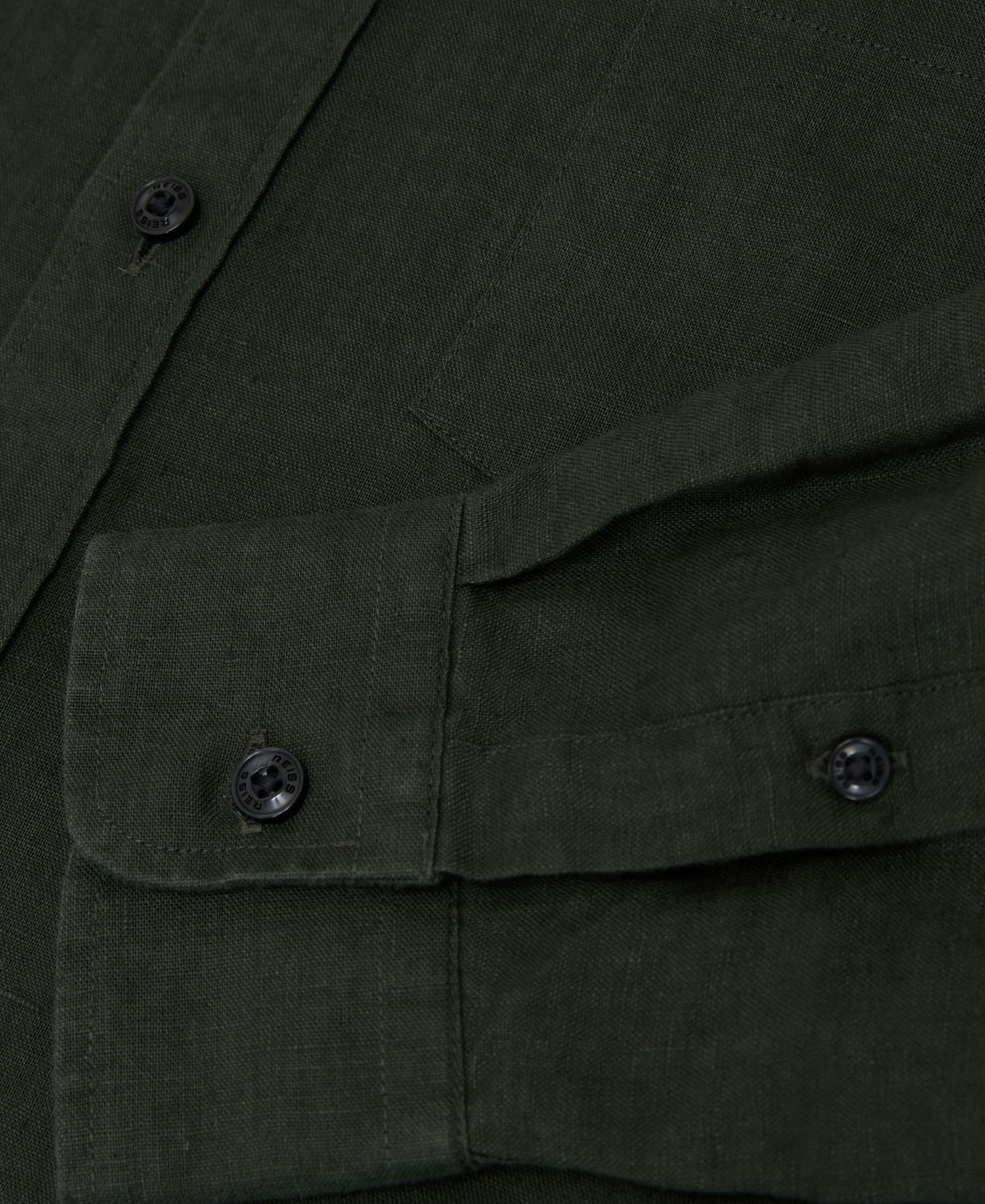 Men's Queens Linen Regular-Fit Button-Down Shirt