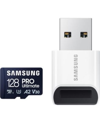 PRO Ultimate microSD Memory Card+ USB 3.0 Reader, 128GB microSDXC - MB-MY128SB/AM