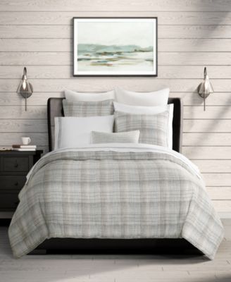 Alejandro Plaid 4-Piece Comforter Set, Queen