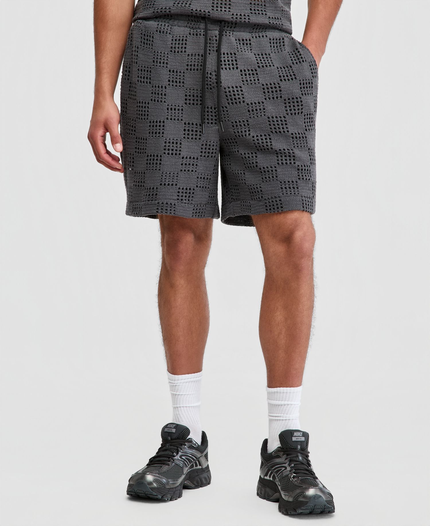 Men's Grid Mesh Shorts, Macy's Exclusive