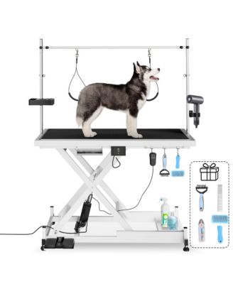 Deluxe Electric Pet Grooming Table, Height Adjustable