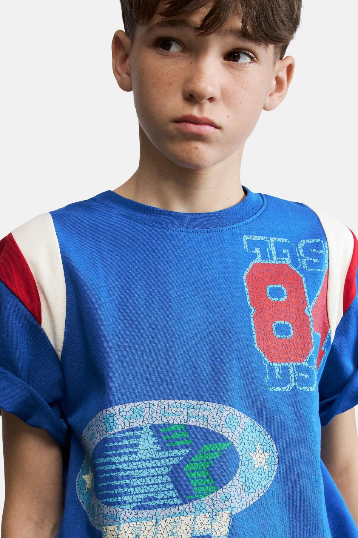 Desigual Boys Boys's Printed cotton T-shirt