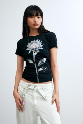 Women's Floral Print T-Shirt