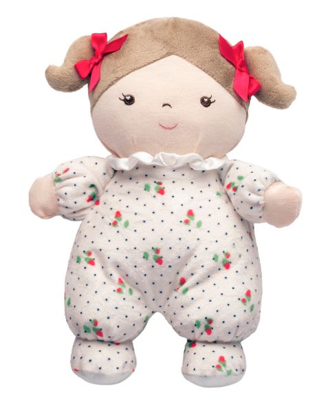 Детская кукла Little Me Emma 9" Soft Body Rosebud Printed Plush Doll, Ages 0+, цвет: Розовый