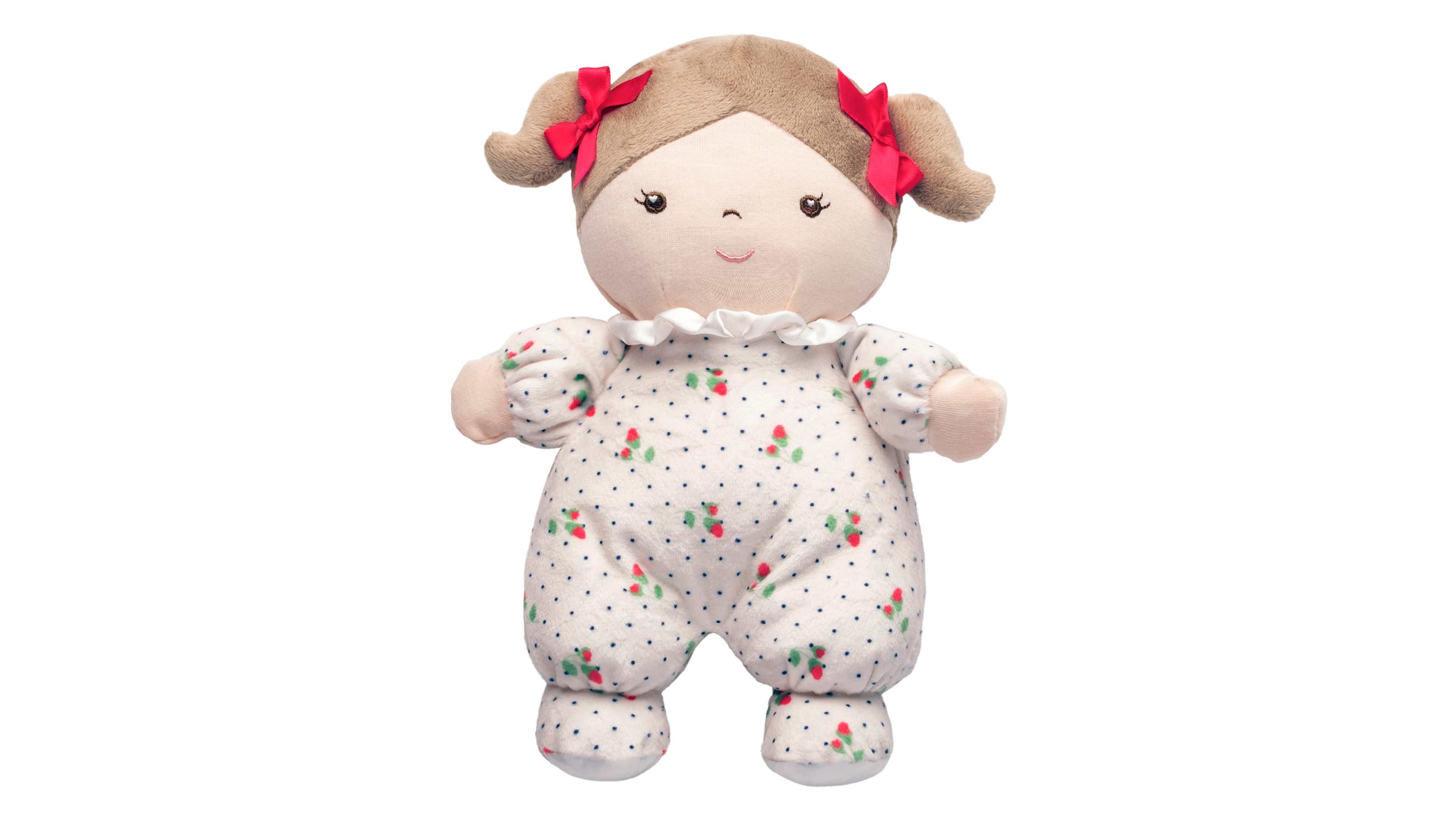 Little Me Baby Girls' Rosebud Plush Doll