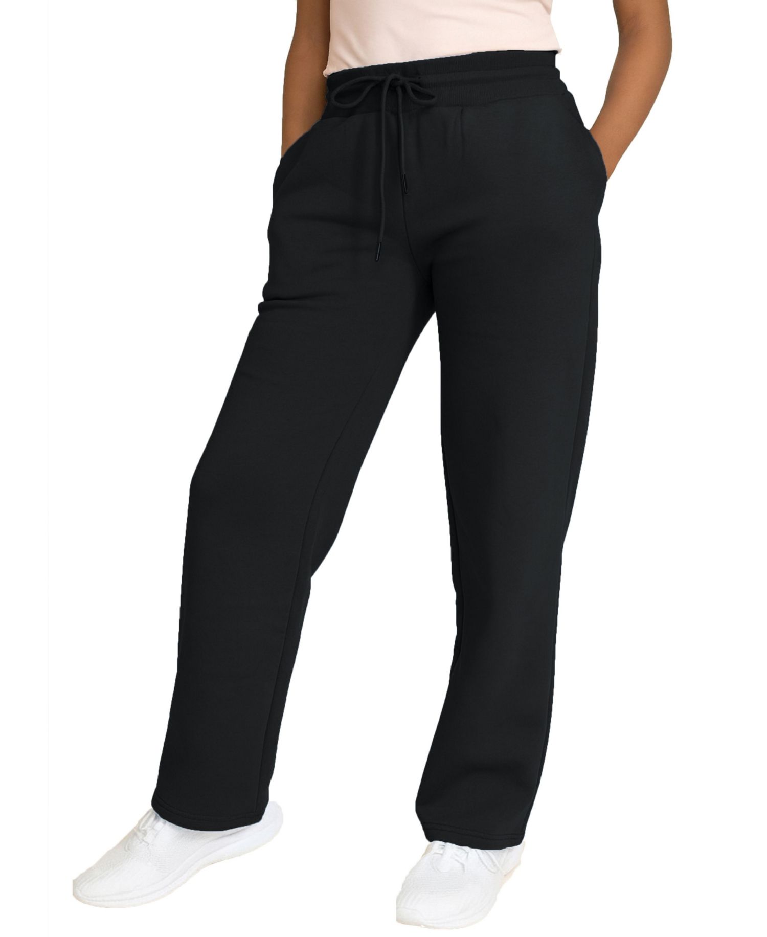 Women's Heavyweight Wide Leg Loose Fit Fleece Sweatpants