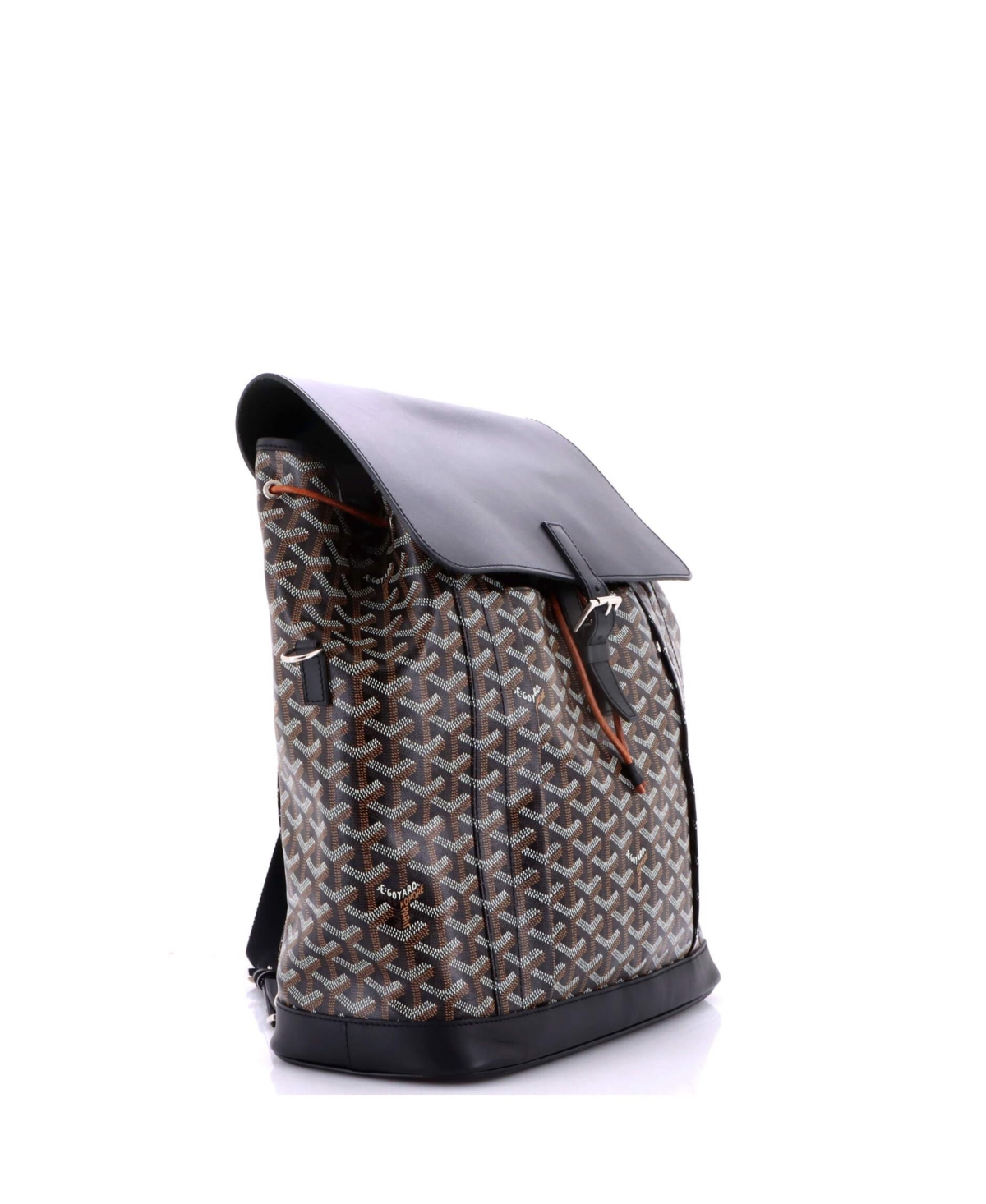 Pre-Owned Goyard Mm Alpin Backpack Coated Canvas