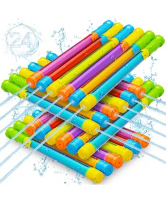 Super Blaster 40-Foot Range Water Squirt Toys, 24-Pack, Ages 3+
