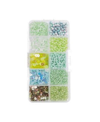 10 Types Mix Sequins and Beads Kit for Jewelry Making