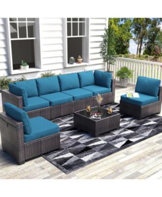 Shaped Patio Set with Table