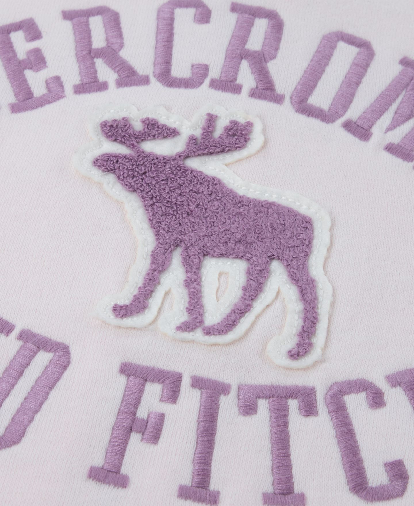 Детское худи abercrombie kids на молнии для девочек, 5-16, цвет: Пастельный фиолетовый — фото 4