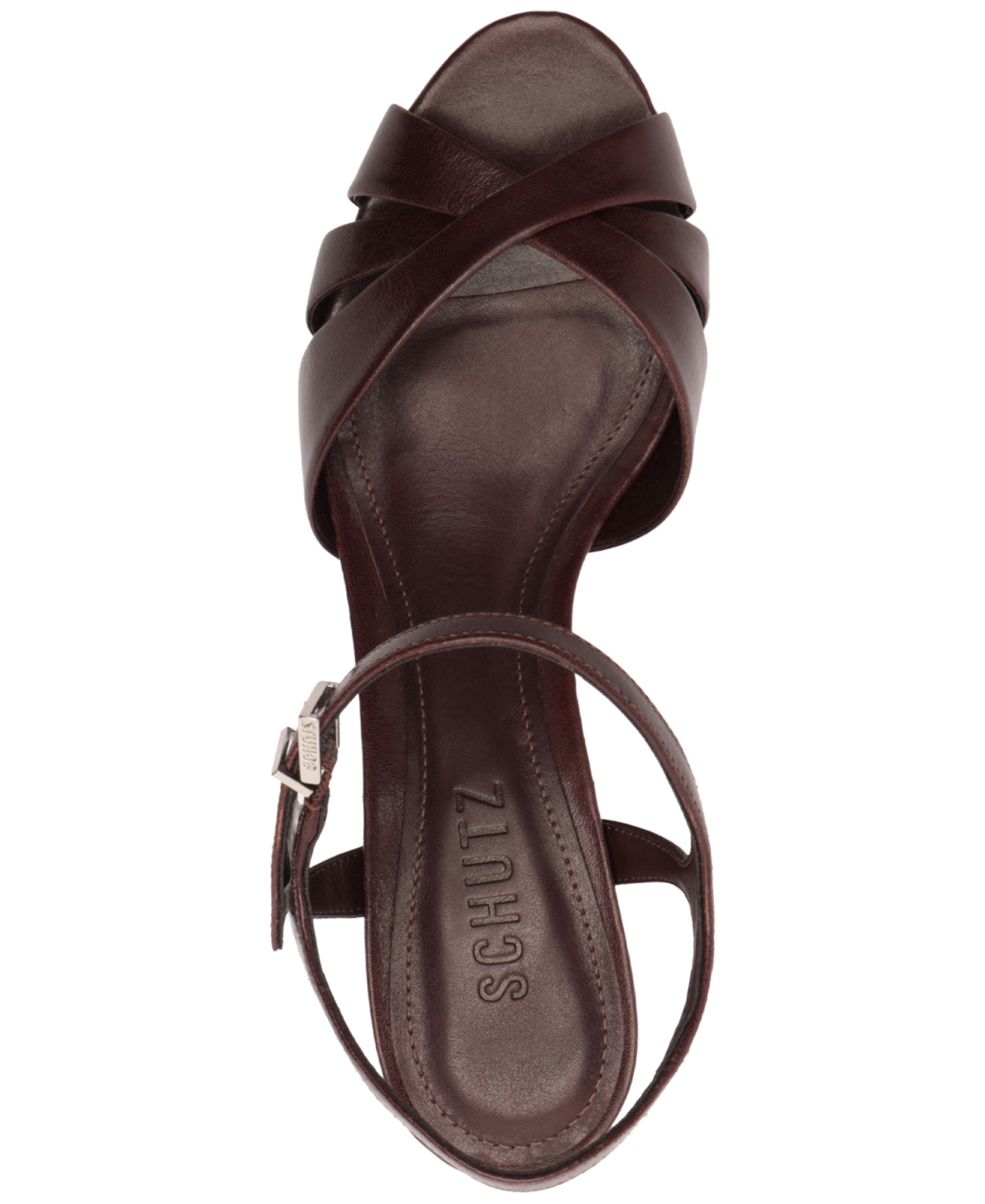 Schutz Women's Keefa Round Toe Sandals