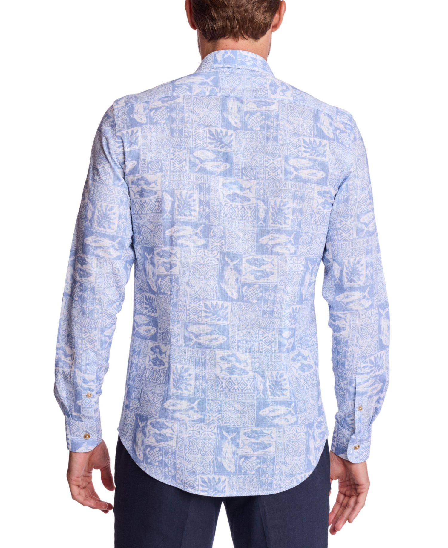 Men's Parker Pointed Collar Slim-Fit Shirt