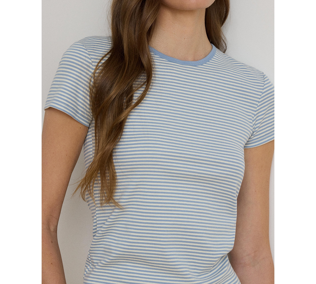 Lauren Ralph Women's Striped Short-Sleeve T-Shirt