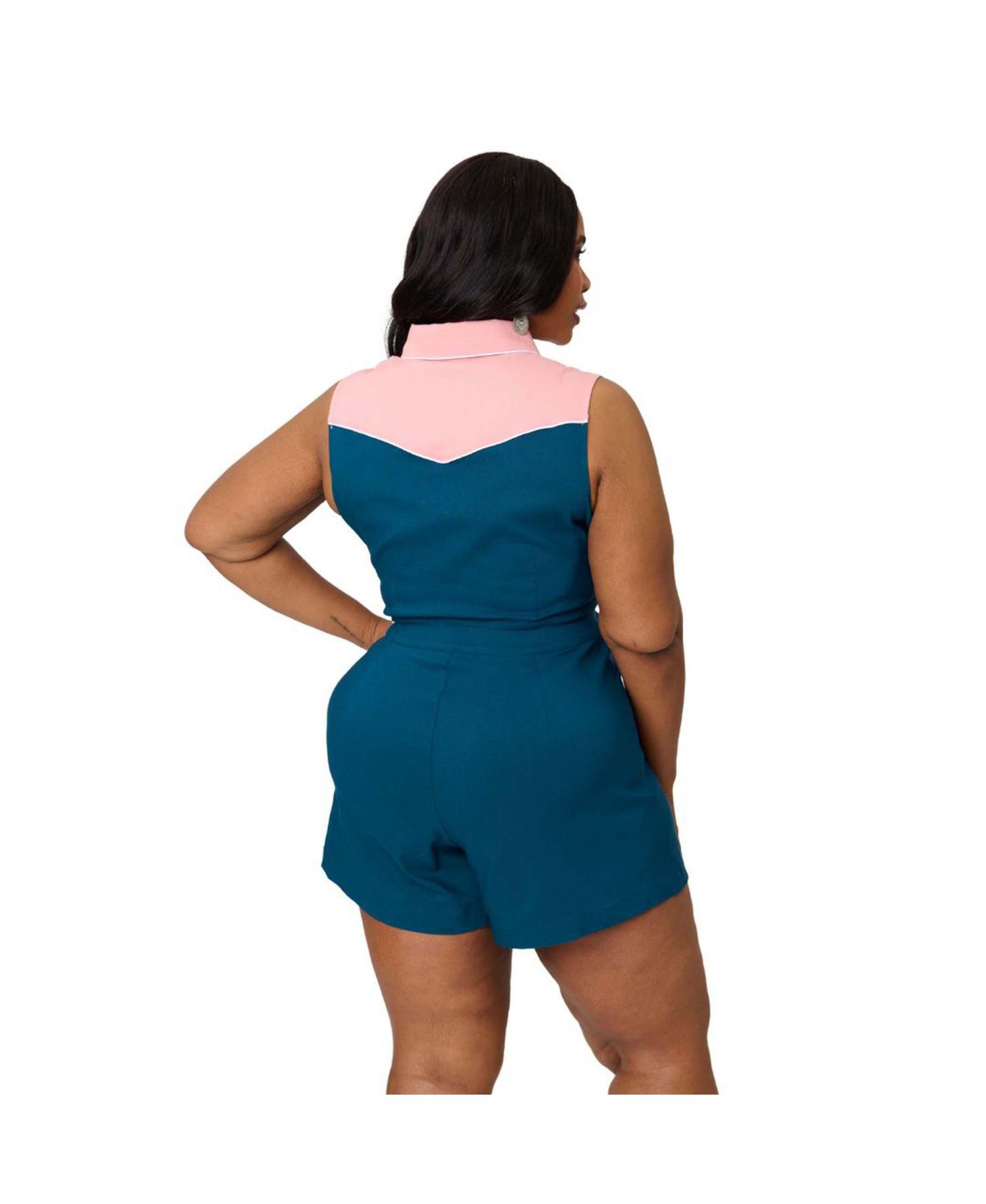 Plus Size 1940s Romper