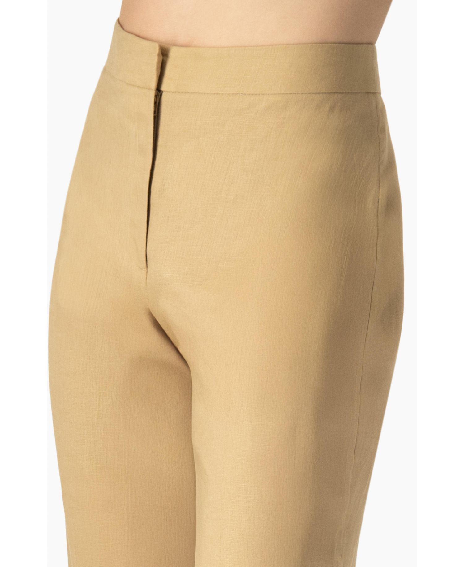 Women's Linen Straight Leg Wide Pants