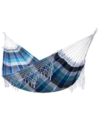 Authentic Brazilian Cotton Hammock, Outdoor Hanging Daybed, Marina