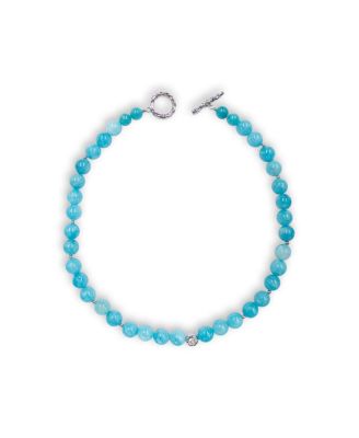 Gia Amazonite Bead Choker Necklace