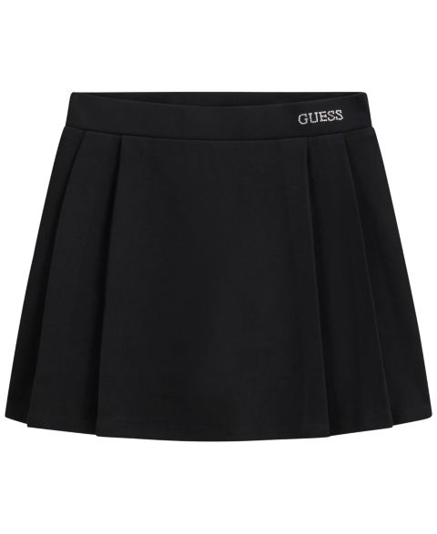 Детская юбка-шорты Guess плиссированная, 7-16, цвет: Чёрный
