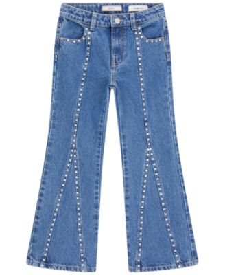 Girls' 7-16 Wide-Leg Denim Jeans