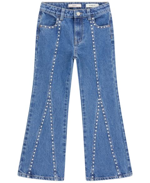 Детские джинсы Guess широкие, 7-16, цвет: Синий