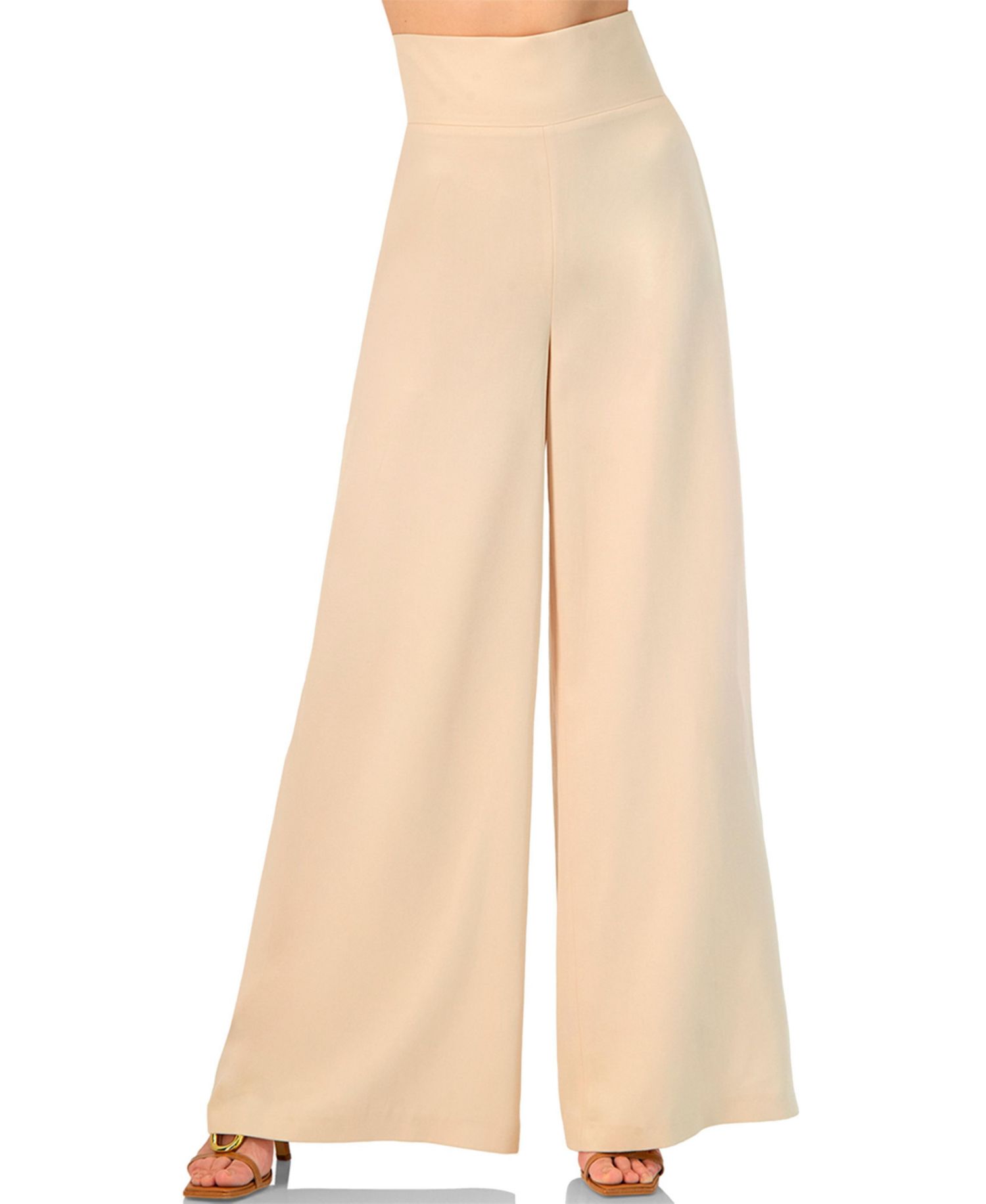 Women's Wide-Leg Super Soft Pants with Broad Waistband