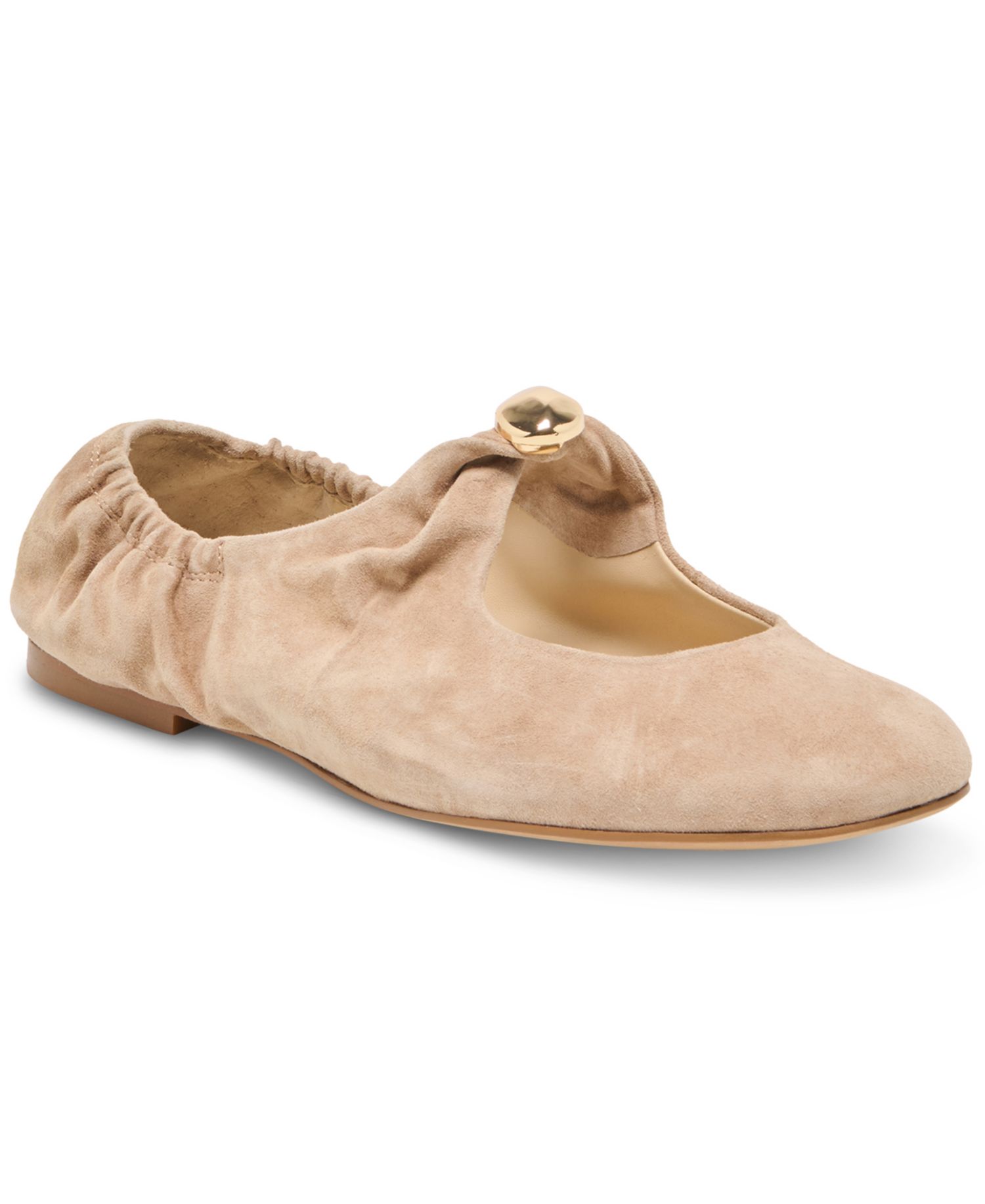 Women's Cornel Embellished Ruched Scrunched Flats