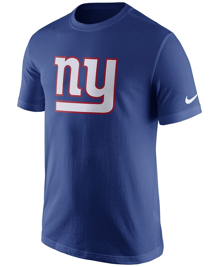 Nike Men's New York Giants Cotton Essential Logo T-Shirt - Macy's