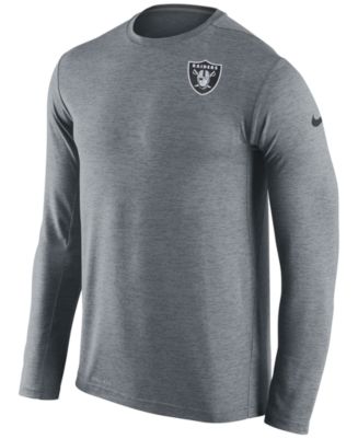 Nike Men's Oakland Raiders Coaches Long Sleeve T-Shirt - Macy's