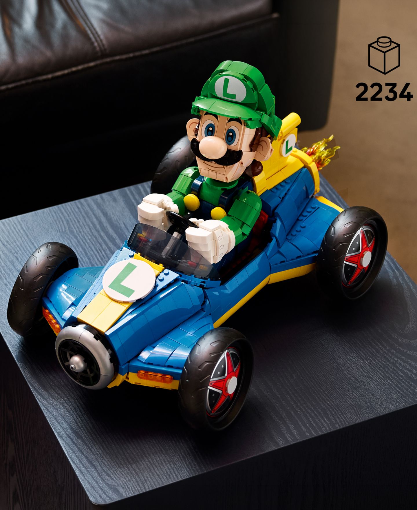 Детский конструктор LEGO® Mario Kart Luigi Mach 8 2,234-Piece Building Set, Ages 18+ — фото 2