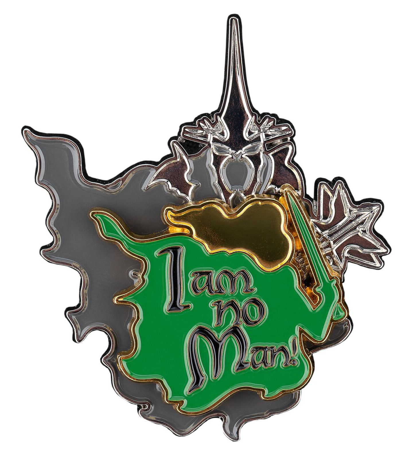 Детские фигурки WETA Workshop The Lord of the Rings Trilogy I Am No Man Stackable Enamel Pin Set — фото 1