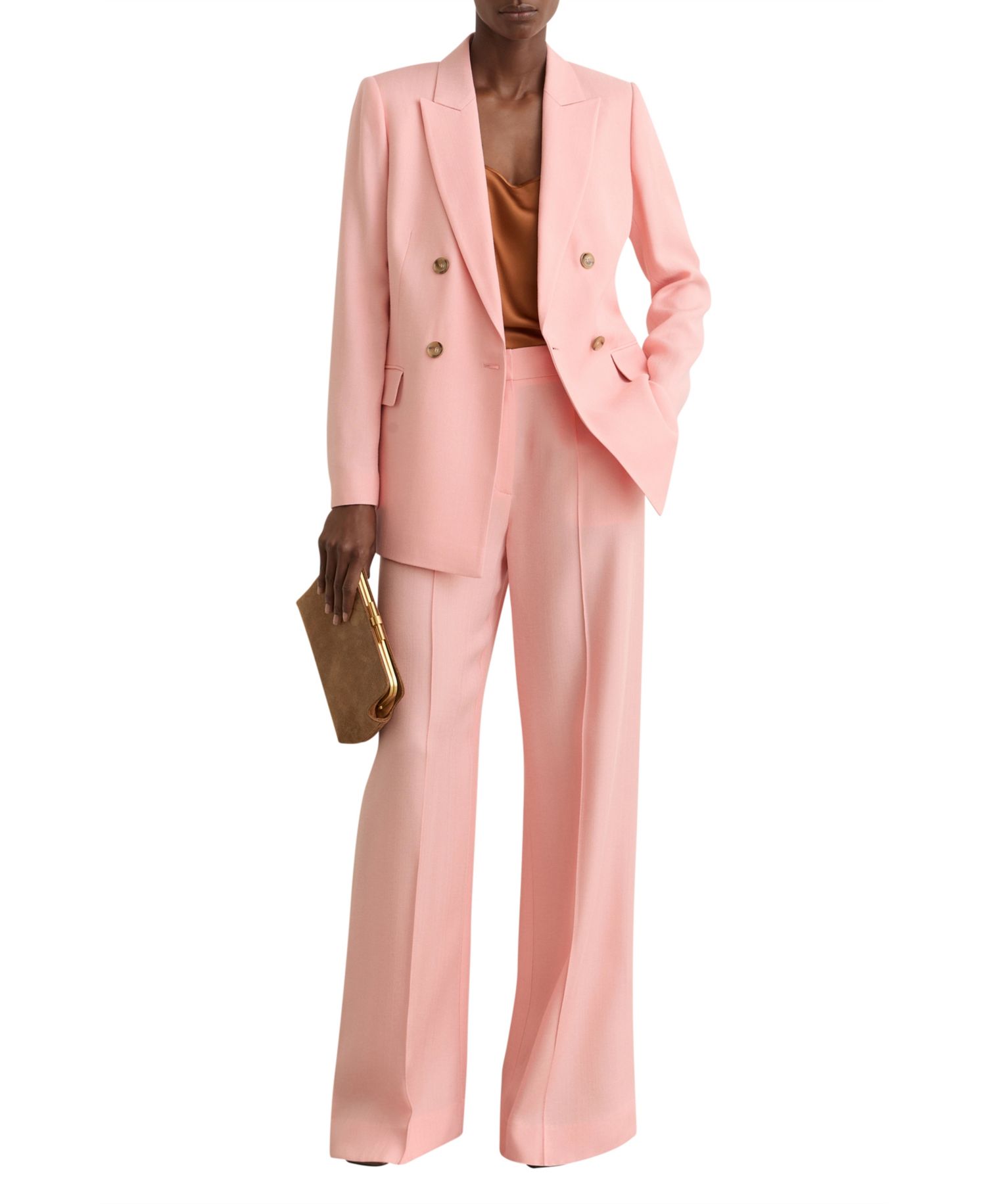 Women's Wide-Leg Suit Trousers