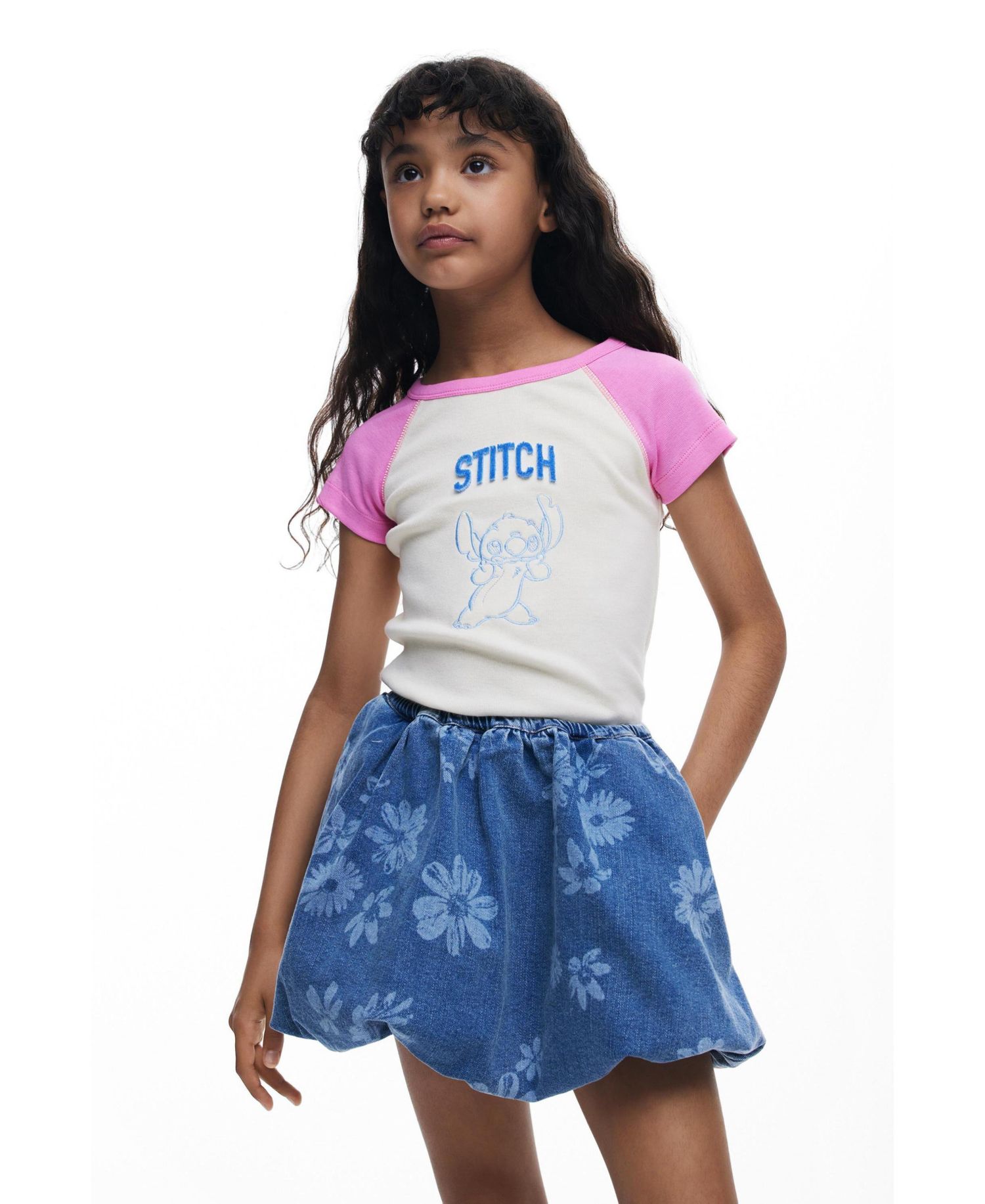 Girls's Short-sleeved t-shirt Stich